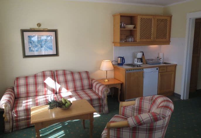 Ferienwohnung Tiergarten, 50 qm, 1 Schlafzimmer, max. 4 Personen - Ferienanlage Alt Reddevitz detail 3