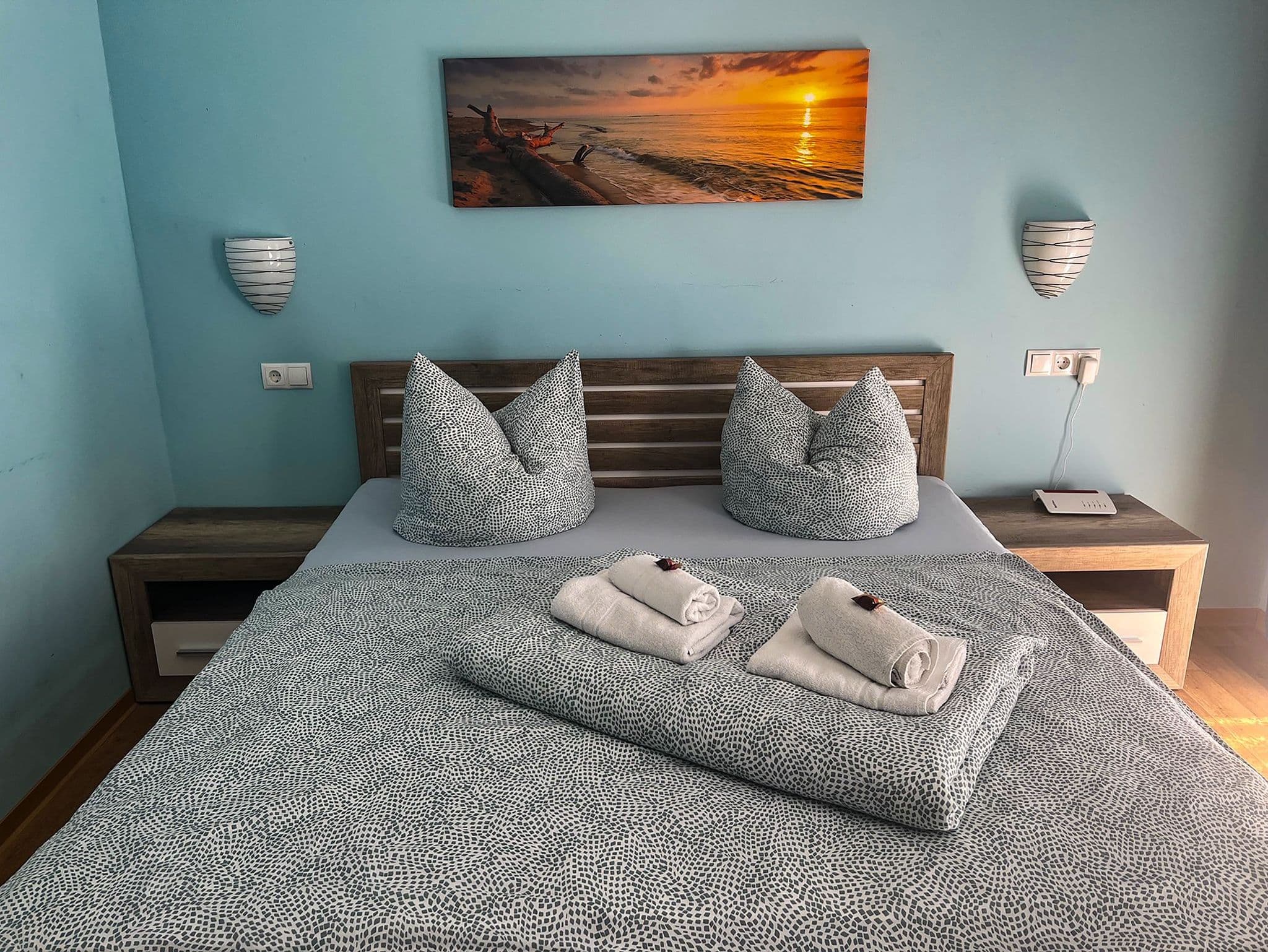 Doppelzimmer 25 - Strandhaus Mönchgut Bed & Breakfast Lobbe detail 2