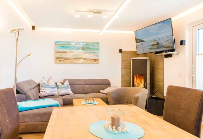 Ferienwohnung Lachmöwe - Haus Meeresleuchten mit Sauna- u. Erlebnisbadnutzung detail 3