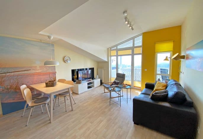 Ferienwohnung 08 2-Raum DG mit Balkon