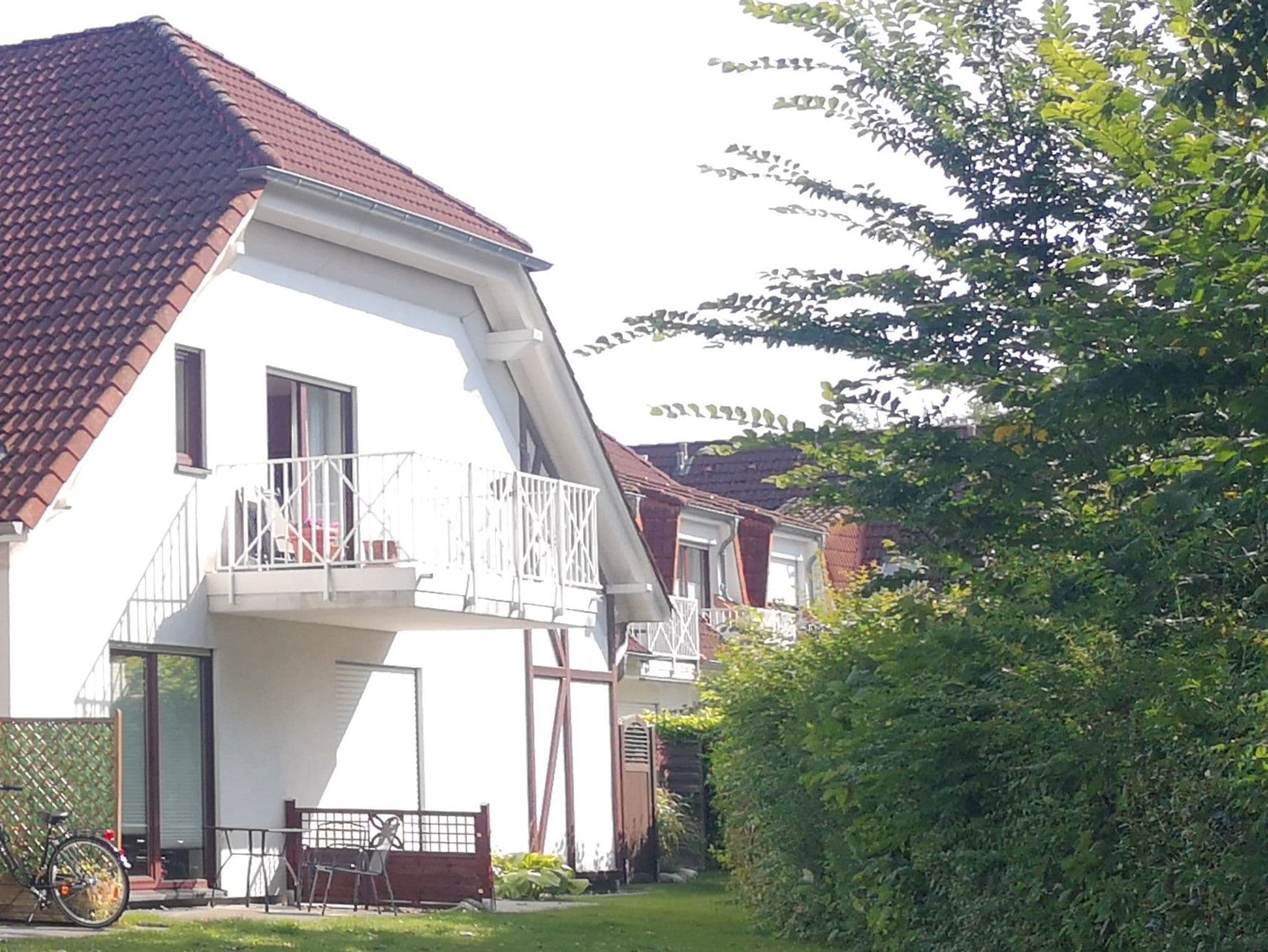 Ferienwohnung Johanna Terrasse und Gartenblick detail 3