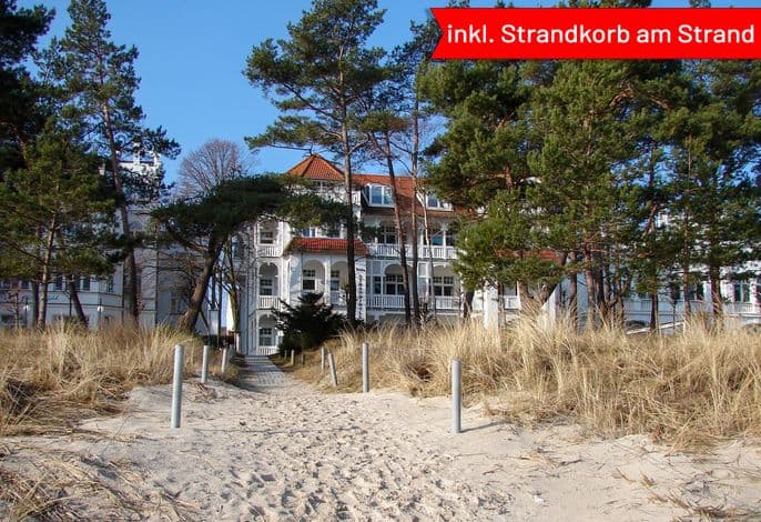 Villa Strandidyll Apartment 15, Meerblick - Apartment 15 / 1 - Raum - Fewo mit Meerblick, Strandkorb detail 1