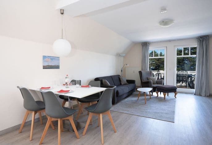 Villa Strandidyll Apartment 16, Balkon mit Meerblick - A.2.1, Apartment 16 / 2 Raum Apartment, Balkon, Meerblick