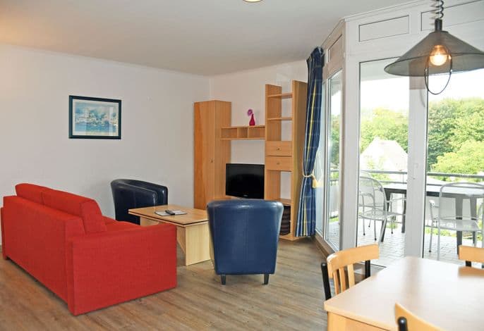 15 schöne 3-Raum-Ferienwohnung mit Balkon - Appartementhaus mit Balkon und Wellnesslanlage (HM-10-18) detail 1