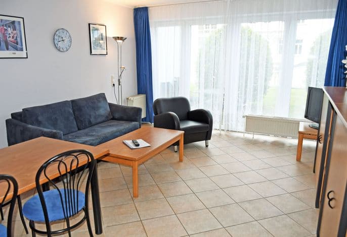 27 schöne 2-Raum-Ferienwohnung mit Terrasse - Appartementhaus mit Balkon im Ostseebad Göhren (HN) detail 4