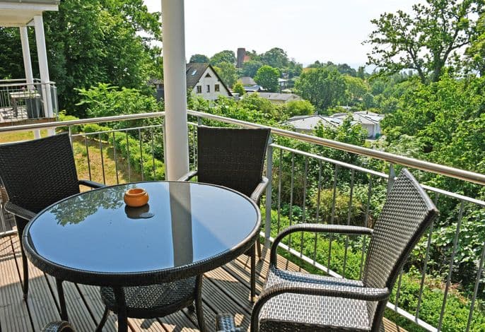 08 3-Raum-FEWO mit Meerblick u. Balkon - Appartementhaus mit Meerblick im Ostseebad Göhren (HO) detail 2