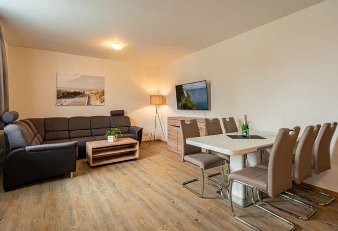 schöne 3-Raum-Ferienwohnung mit Terrasse (Lilie) - Appartementhaus mit Balkon und Wellnesslanlage (HM-ADL) detail 1