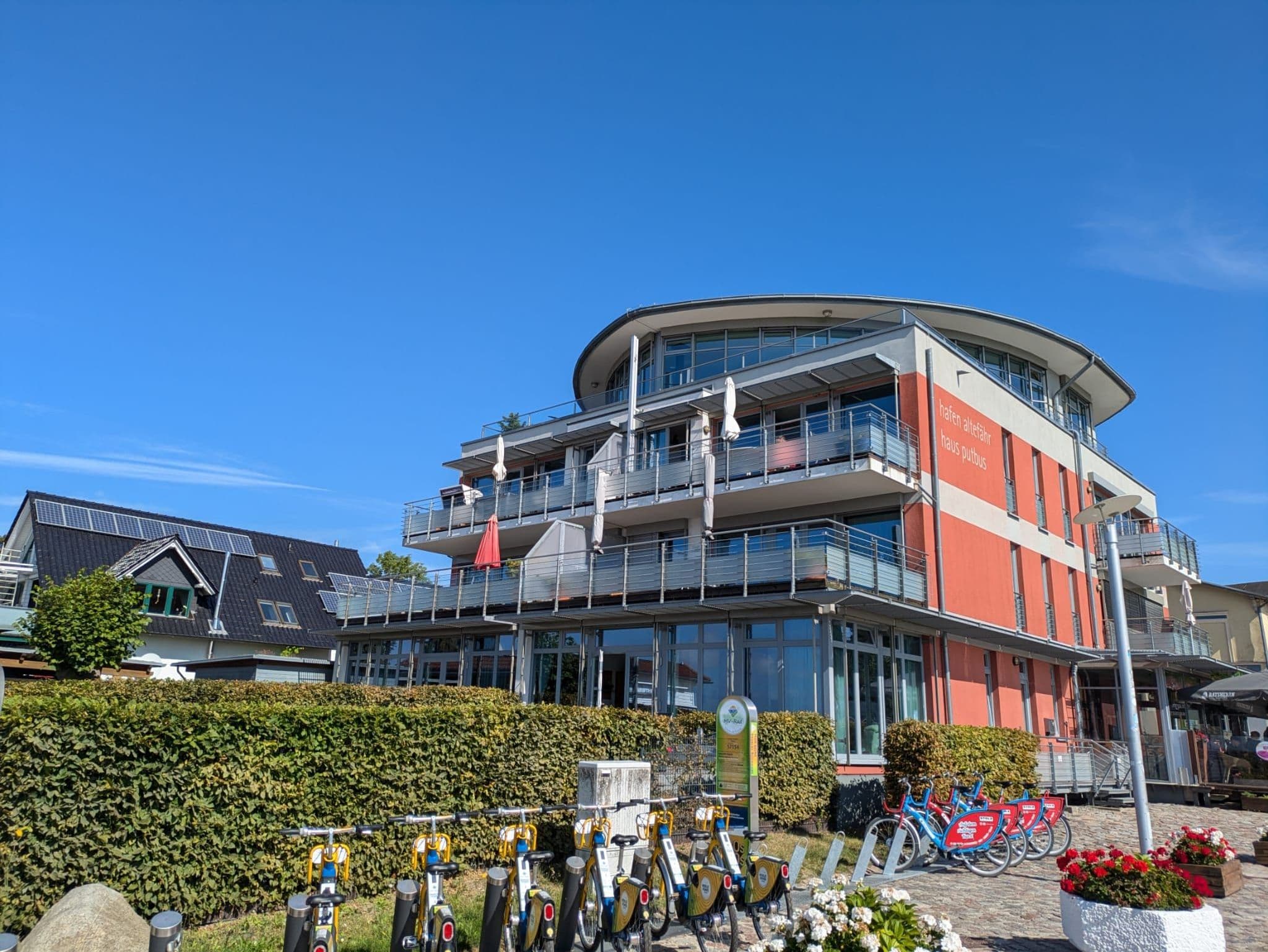 Ferienwohnung Bellevue - Panoramablick auf Sund detail 1