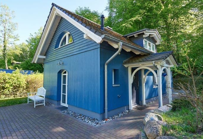 Blaues Strandhaus in Sellin - Blaues Strandhaus in Sellin
