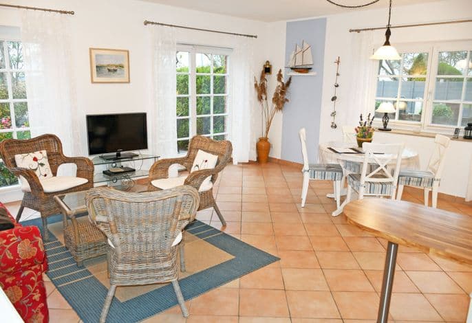 Ferienwohnung mit Terrasse Margarete - schöne Ferienwohnungen mit Terrasse/Balkon u. Sauna detail 3