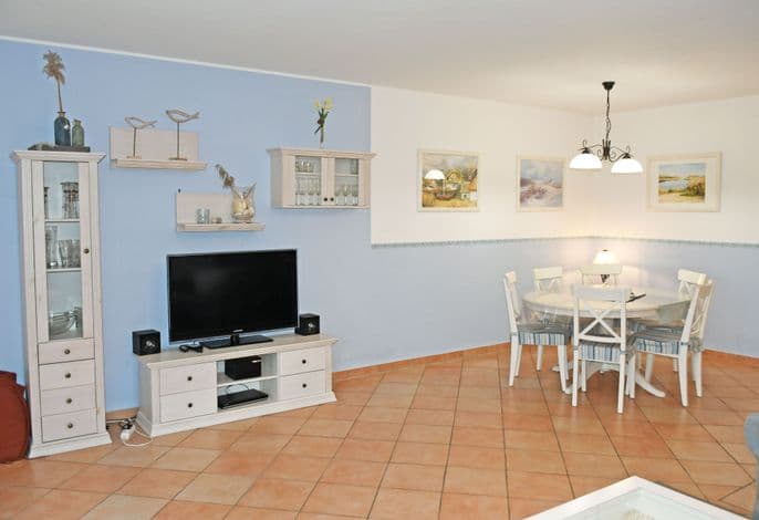 Ferienwohnung mit Terrasse und Kamin Wigbold - schöne Ferienwohnungen mit Terrasse/Balkon u. Sauna detail 1