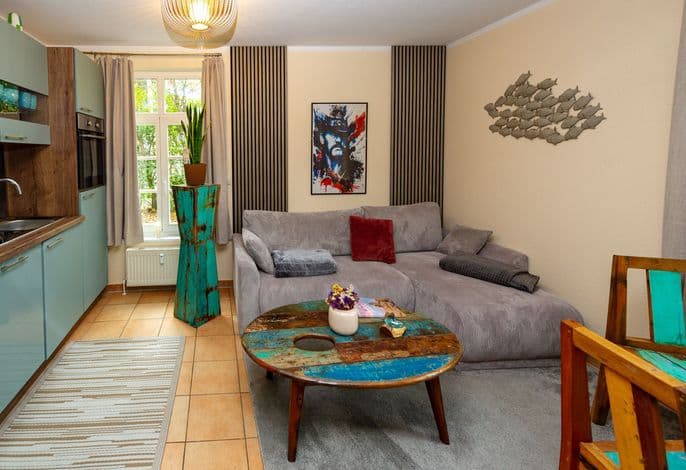 Hafenmeisterhaus Lauterbach | Appartement Tinka - Hafenmeisterhaus Lauterbach | Appartement Tinka