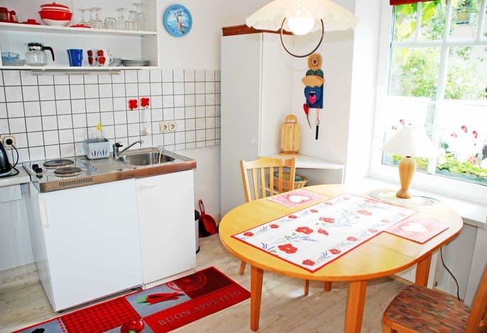 Ferienappartement Mohnblume mit Seeblick und Terrasse - Appartementhaus zur Brücke direkt am See detail 2