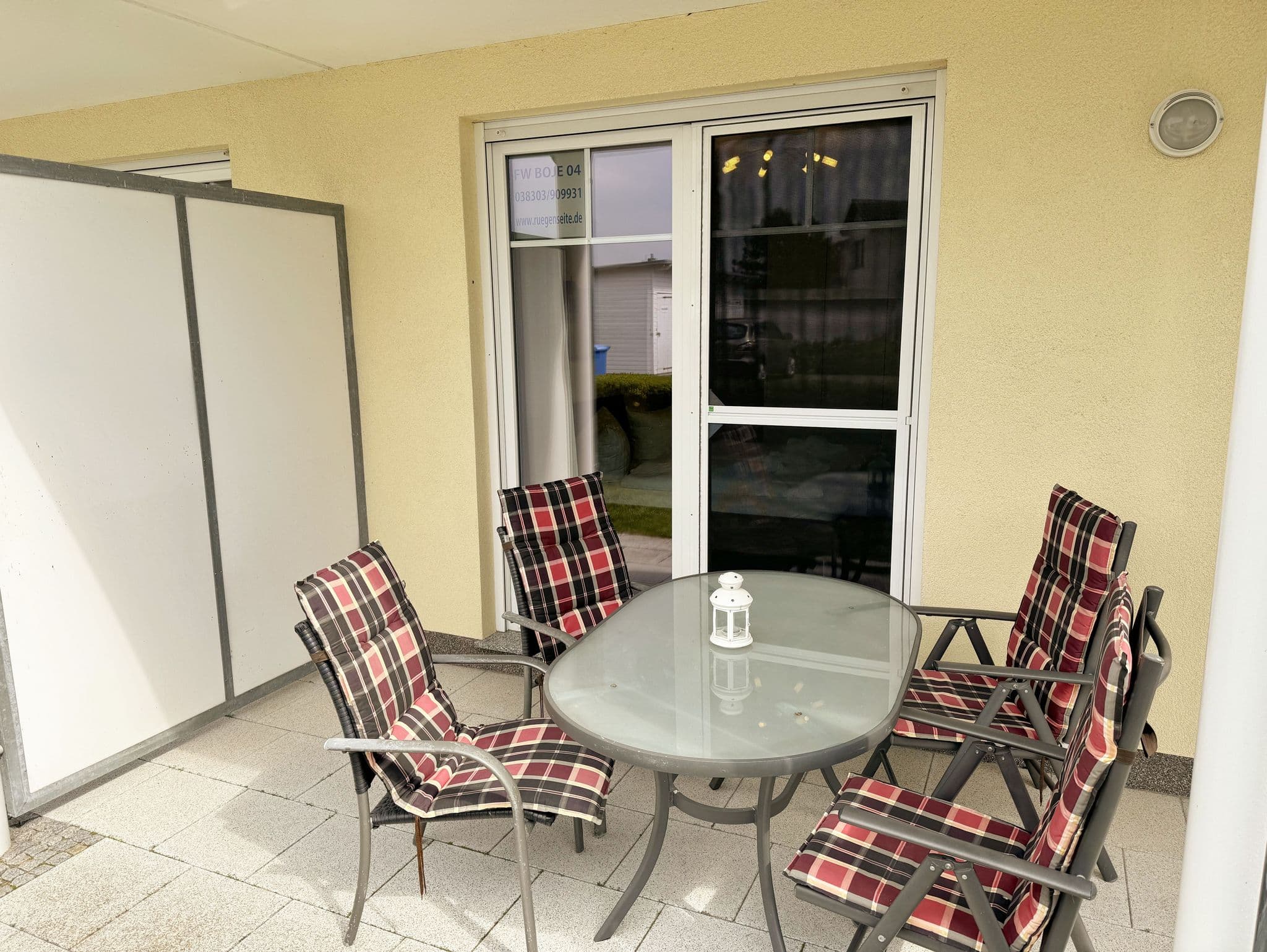 F: Ferienwohnung Boje Nr. 04 mit Terrasse detail 2