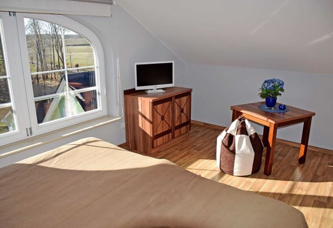 Ferienappartement Morgentau mit Sauna und Balkon - Gutshaus-Appartem. mit Kamin, Außenpool und tlw. Sauna***** detail 1