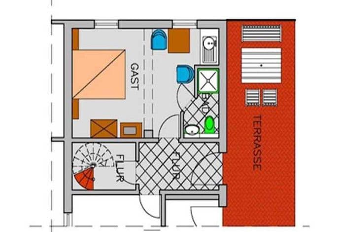 Ferienzimmer - Ferienunterkünfte bei der Fam. Odebrecht detail 3