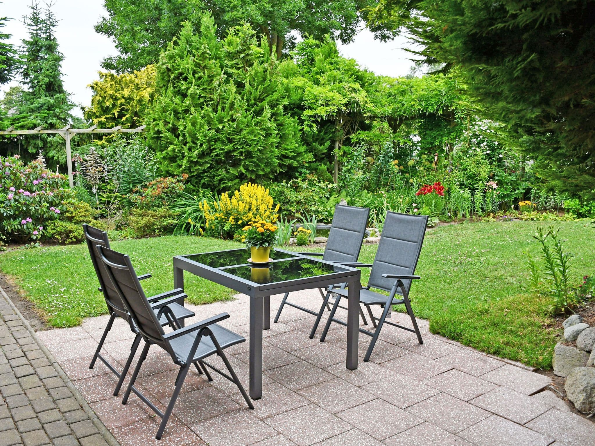 Jasmunder Ferienwohnung mit Terrasse detail 2
