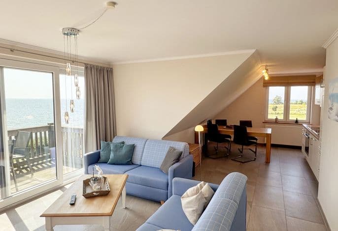 Ferienwohnung 05 mit Südbalkon und Meerblick - P: Zollhaus Klein Zicker - exklusive Wohnungen mit Meerblick detail 1