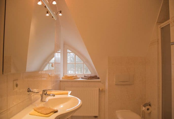 Ferienwohnung mit Balkon 0G 2 - Landhaus mit Reetdach am Teich detail 4