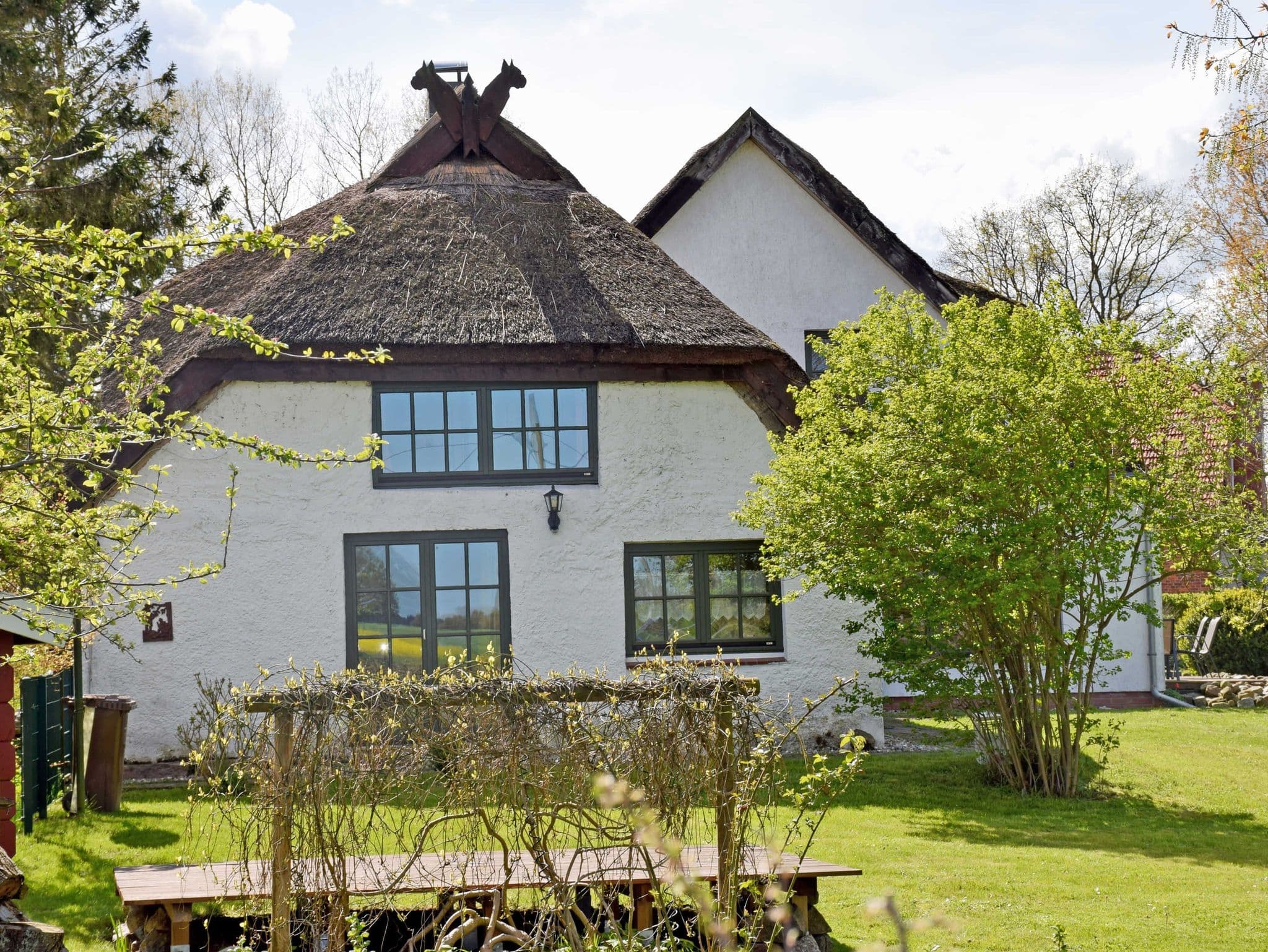 Ferienhaus und -wohnung unterm Reetdach in Woorke detail 2