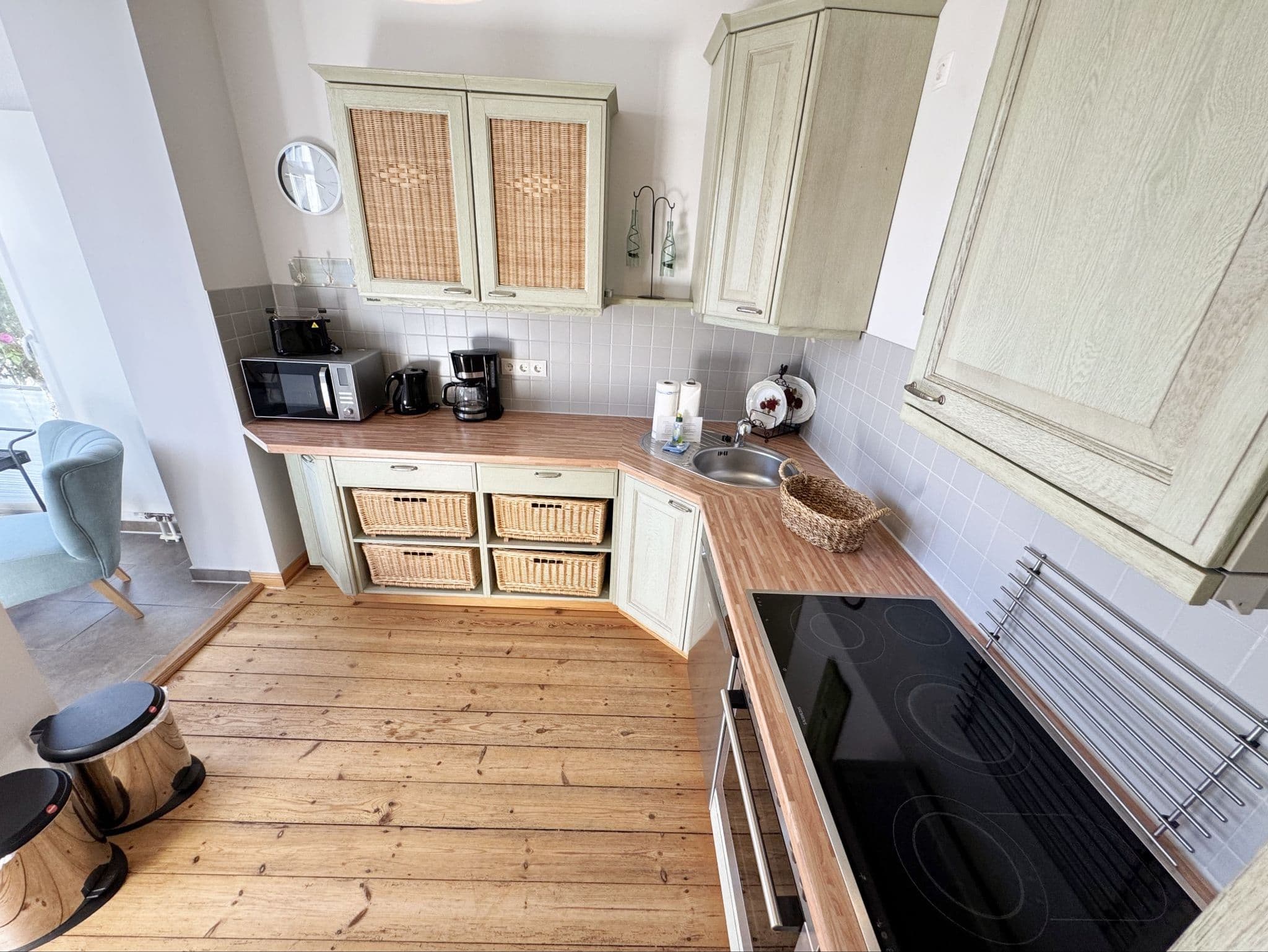 Haus Seestern Whg 2 Rosengarten mit Terrasse, Sauna - F: Haus Seestern mit 4 exklusiven Wohnungen detail 4