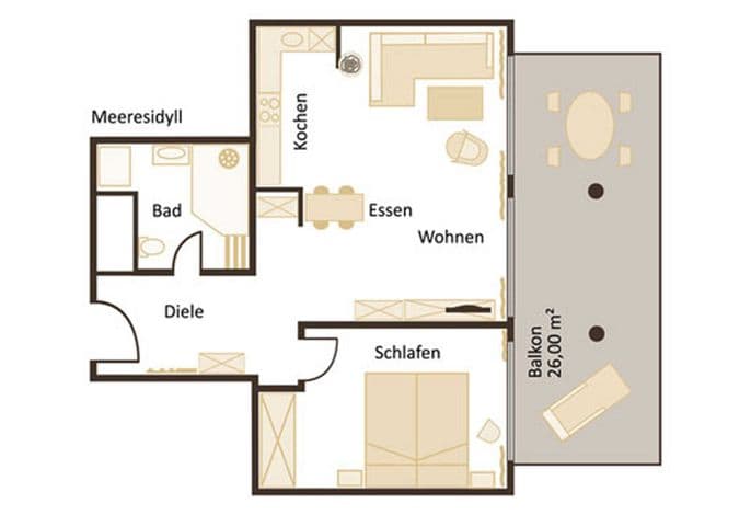 Villa Friede-Marie - App. Meeresidyll - Meeresidyll detail 4