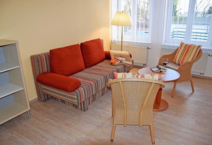 2-Raumferienwohnungen Balkon 4P B 32 - Ferienwohnungen im Appartementhaus Sellin detail 3