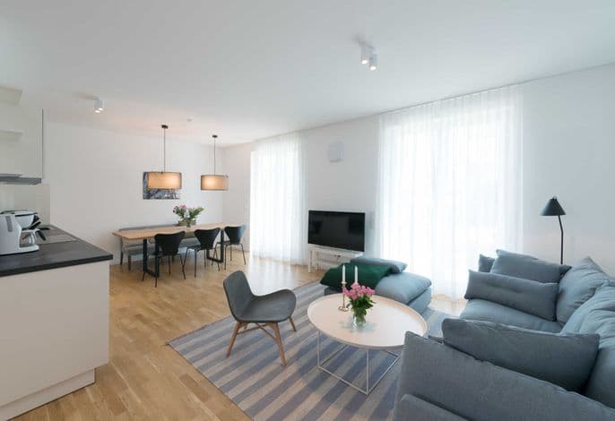 Ferienwohnung 11 Strandhaus Seeblick Binz 50m vom Strand