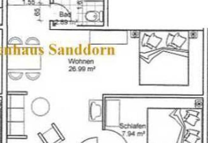 Ferienwohnung für 5 Personen Sanddorn 2 - Ferienpark Bernstein detail 3