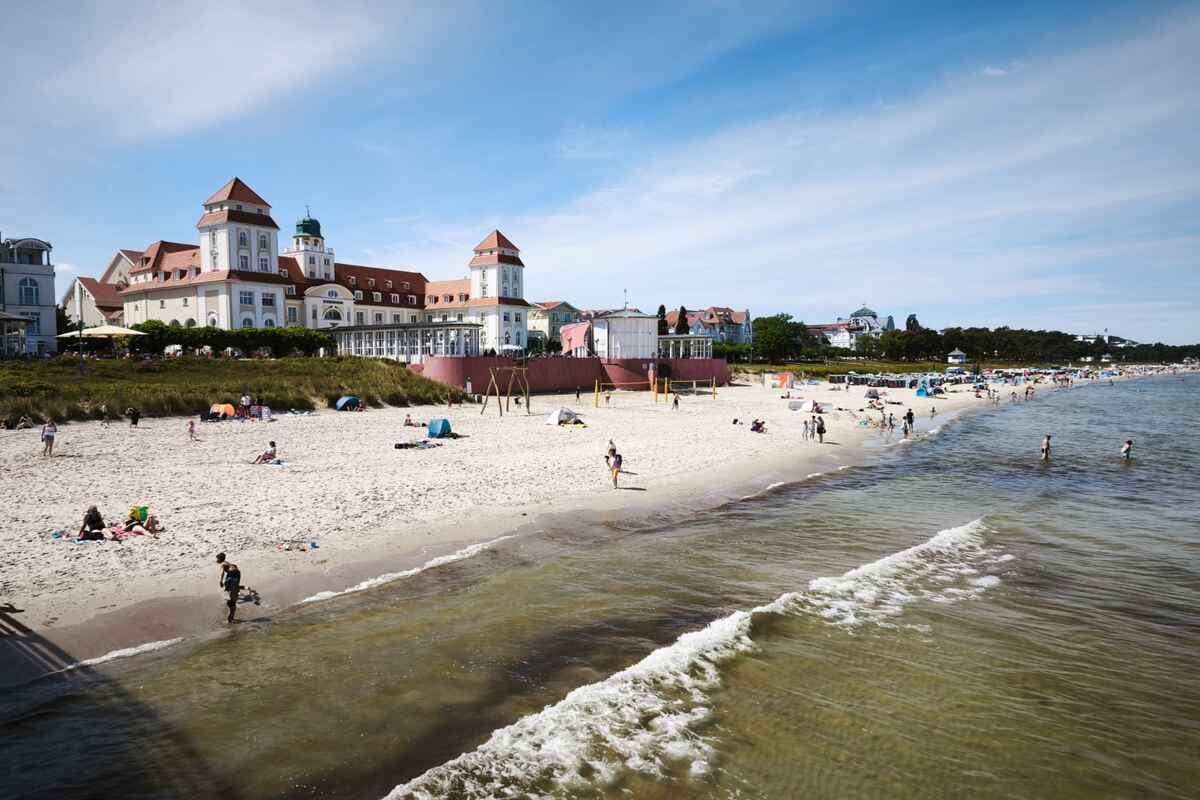 Binz - Aussicht von der Binzen Seebrücke