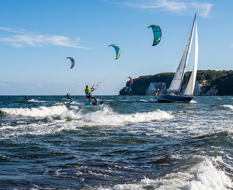 Wassersport auf der Insel Rügen