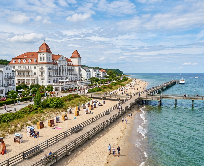 Seebrücke von Binz Ansicht 1