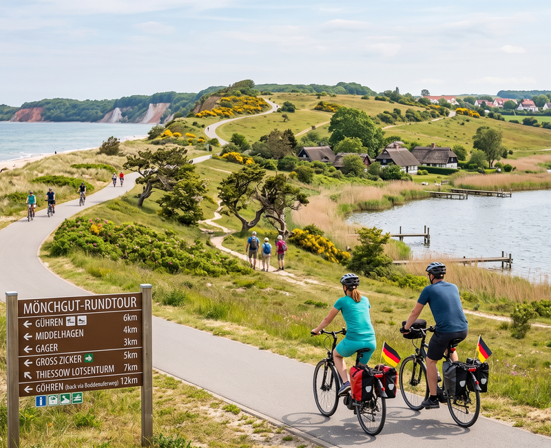 Radfahren auf der Insel Rügen