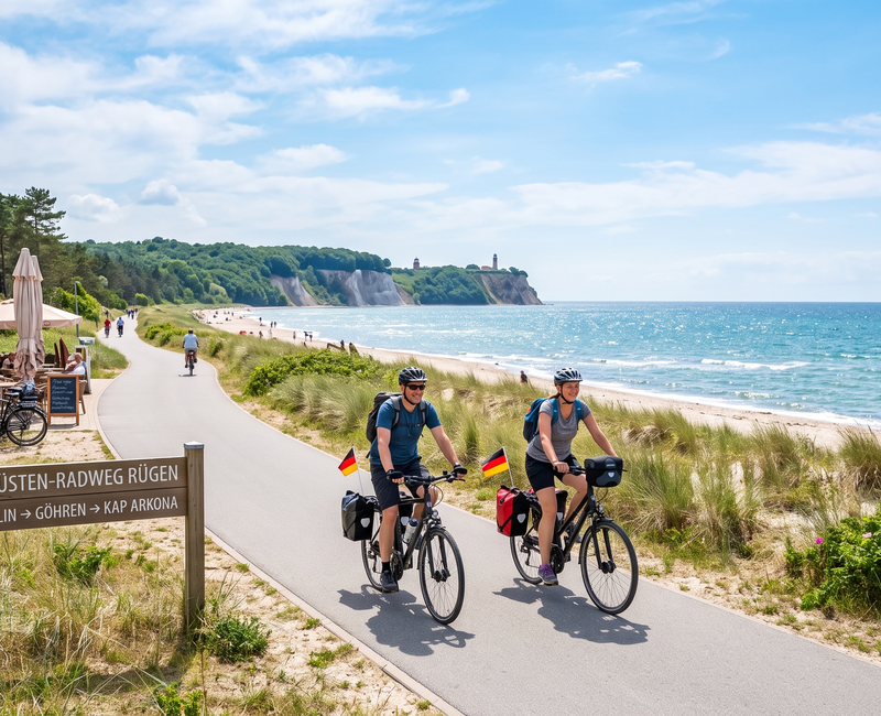 Radfahren auf der Insel Rügen