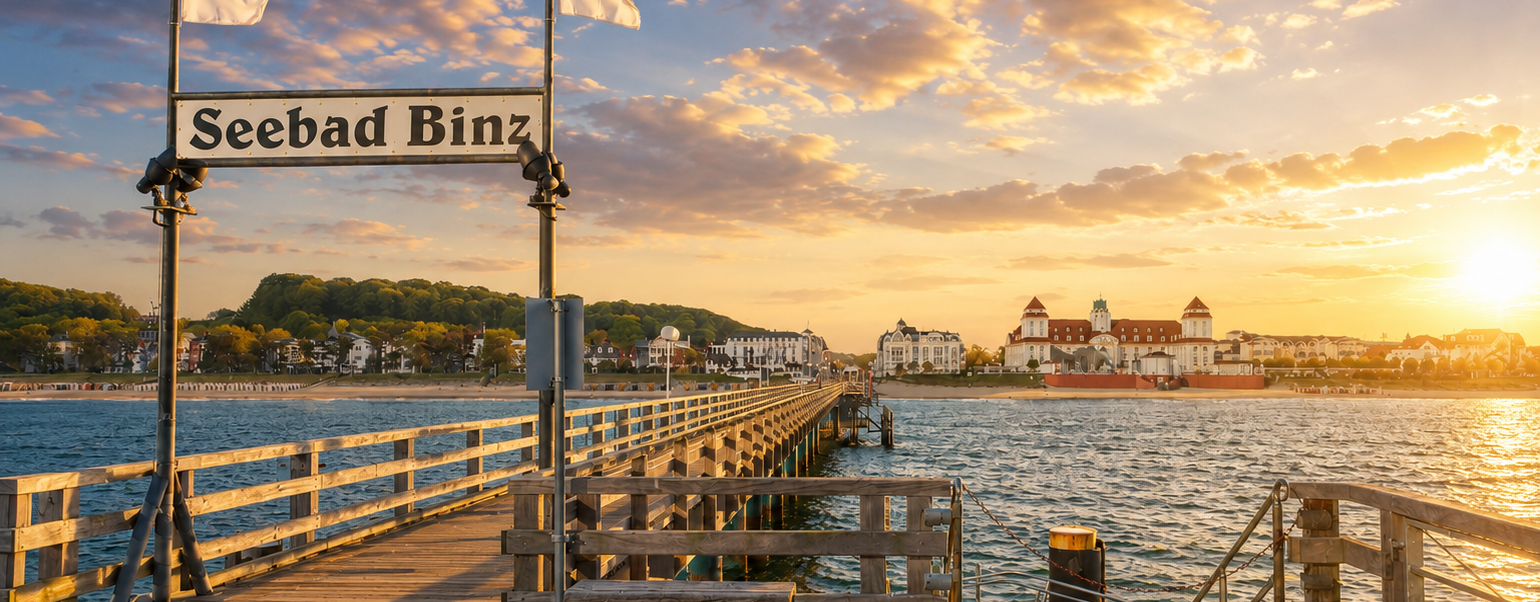Osteseebad Binz am Abend