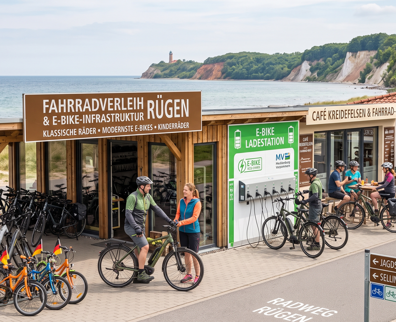 Radfahren auf der Insel Rügen