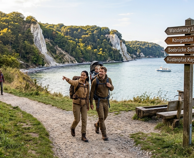So kann der Wanderurlaub auf der Insel Rügen aussehen