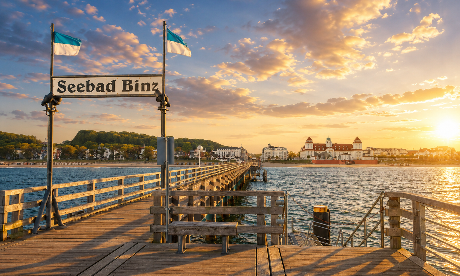 Osteseebad Binz am Abend