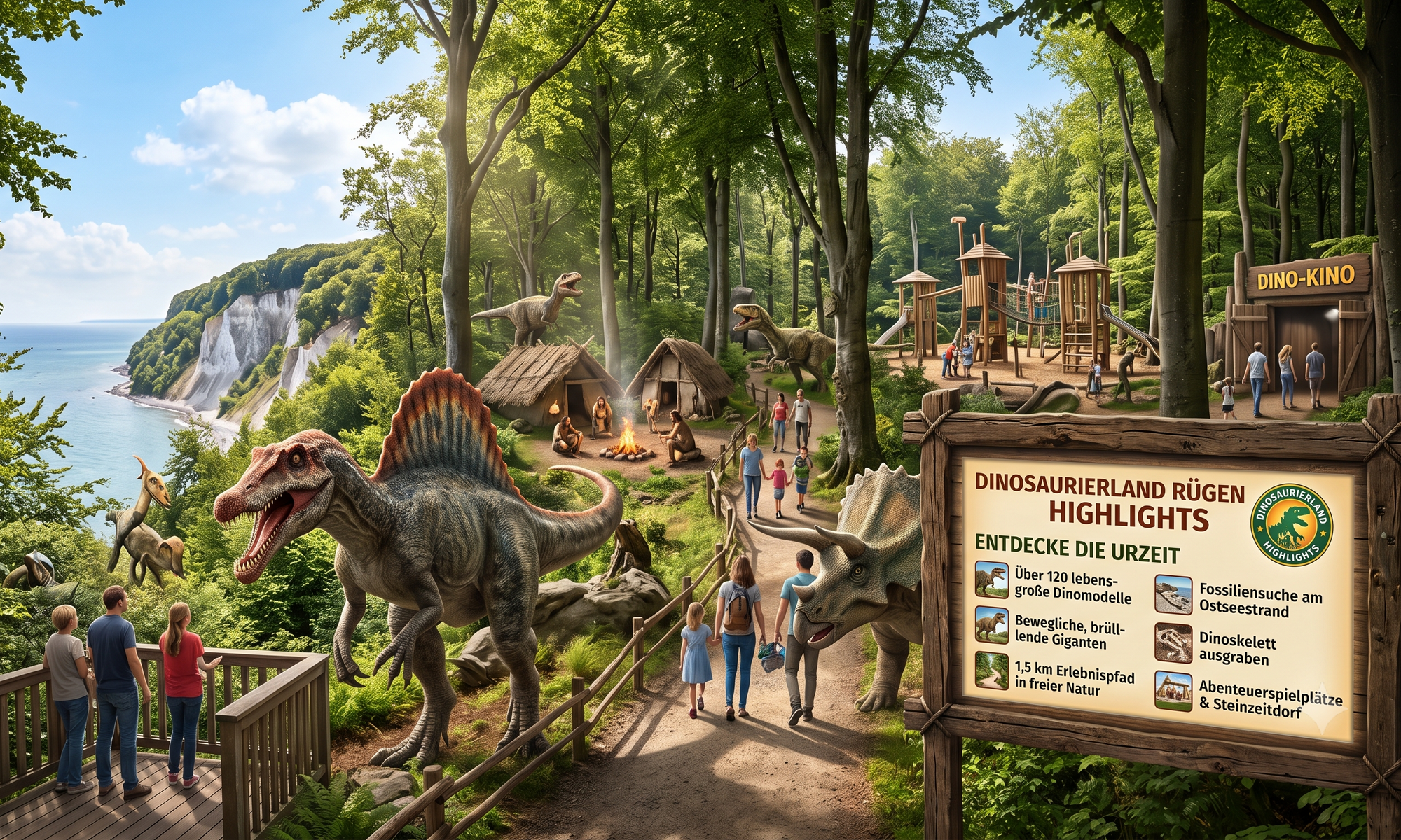 Dinosaurierland Insel Rügen
