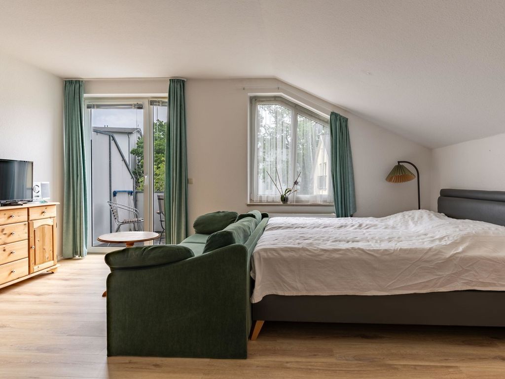Fewo 19 Residenz Dünenstraße in Binz, Balkon, Strandnah, mit TG Stellplatz, 1-Raum Apartment