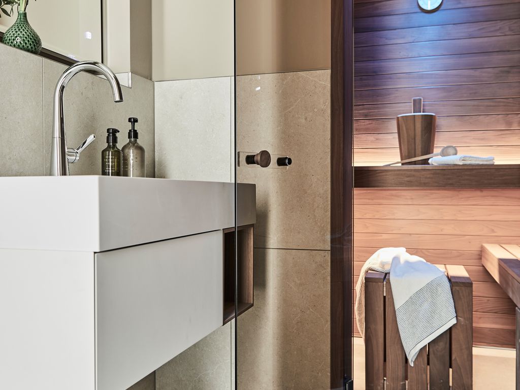 Sunseeker - Wellness-Suite Premium, Villa Baltique, Private Design Sauna, zwei Balkone, Kamin, vollausgestattete Küche detail 2