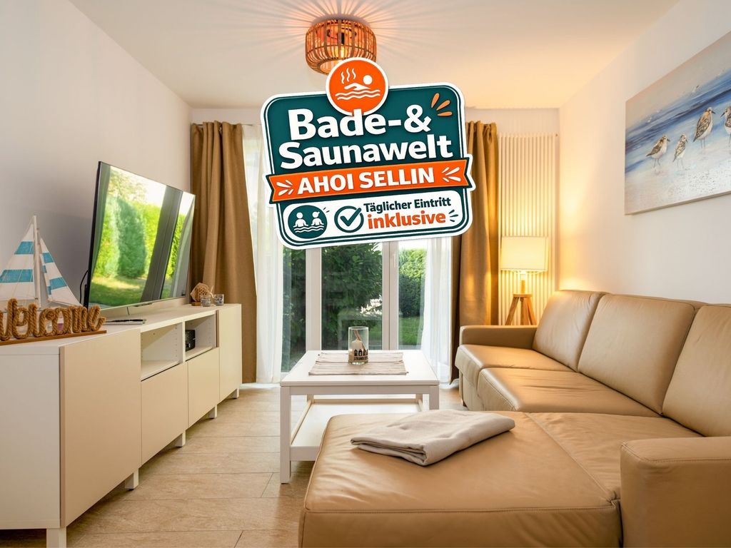 Ferienwohnung Strandliebe - Bade- & Saunawelt täglich inklusive