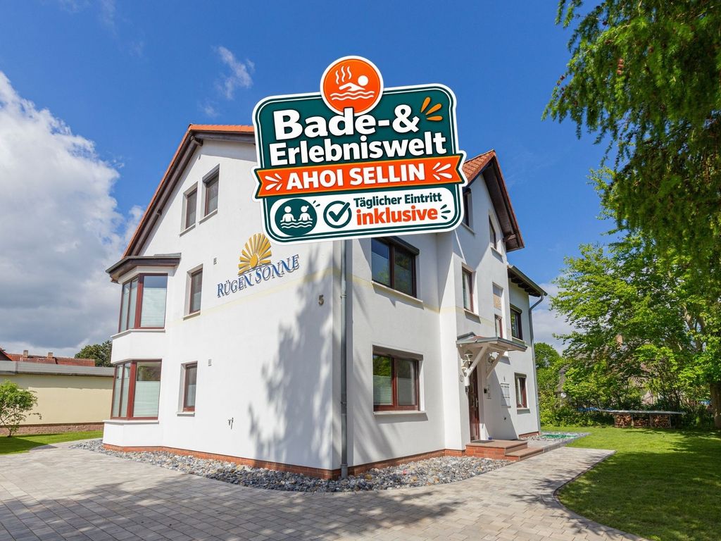 Haus Rügensonne, App. 03 - Bade- & Erlebniswelt täglich inklusive