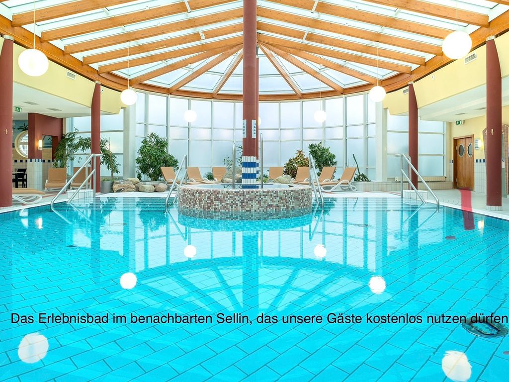 Dünenhaus in Toplage, 4 Fußminuten zum Südstrand mit Blick über Hügellandschaft zur Ostsee, Schwimmbadnutzung inklusive