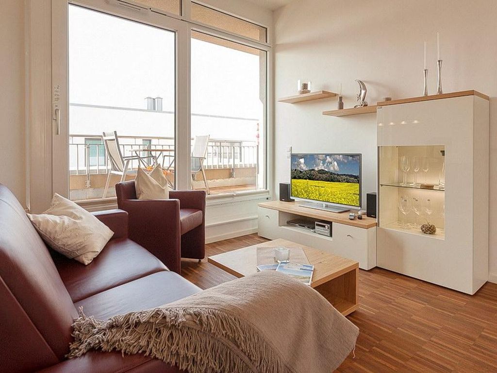 Tolles Penthouse an der Ostsee für zwei mit Dachterrasse, Meerblick & Strandkorb