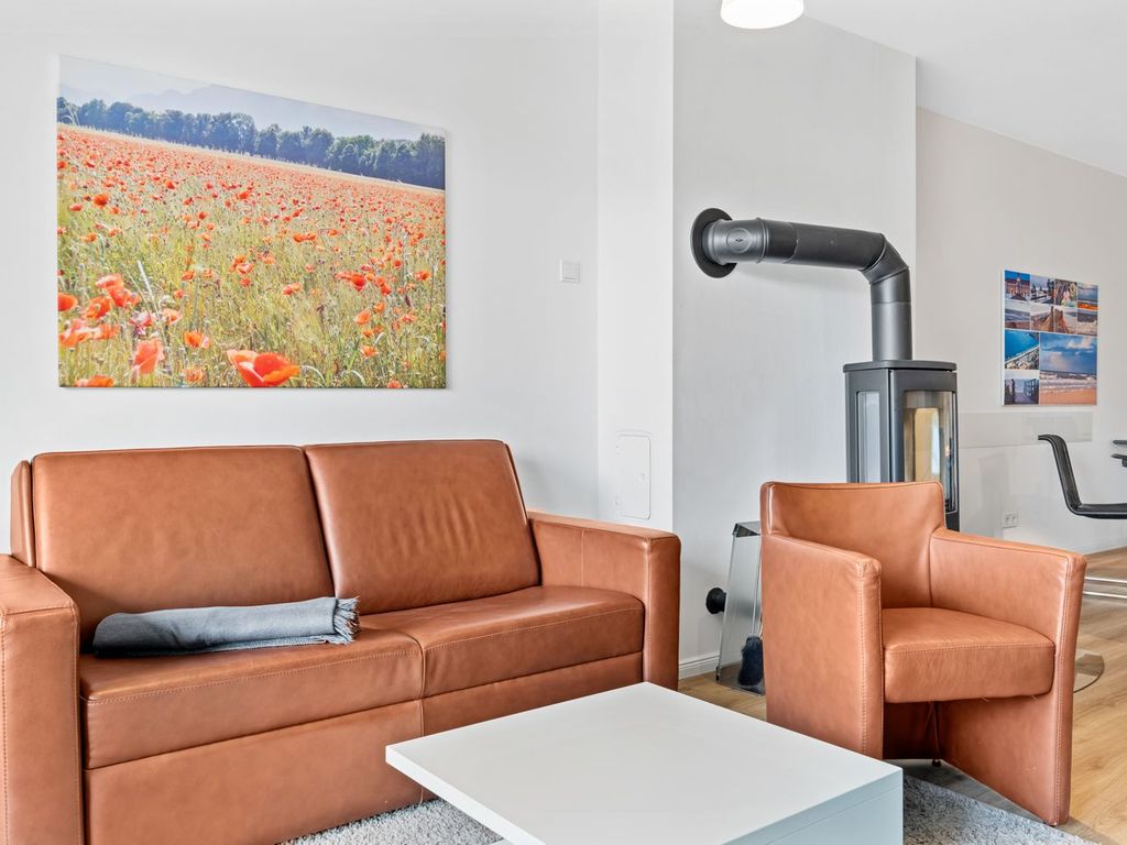 Schickes, strandnahes Ostseeapartment mit Balkon, Kaminofen und Fußbodenheizung - DünenResort Binz detail 1
