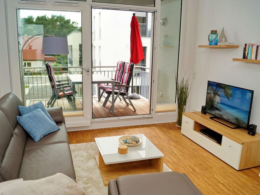 Tolles Familienapartment ganz nahe der Ostsee mit Balkon und Fußbodenheizung
