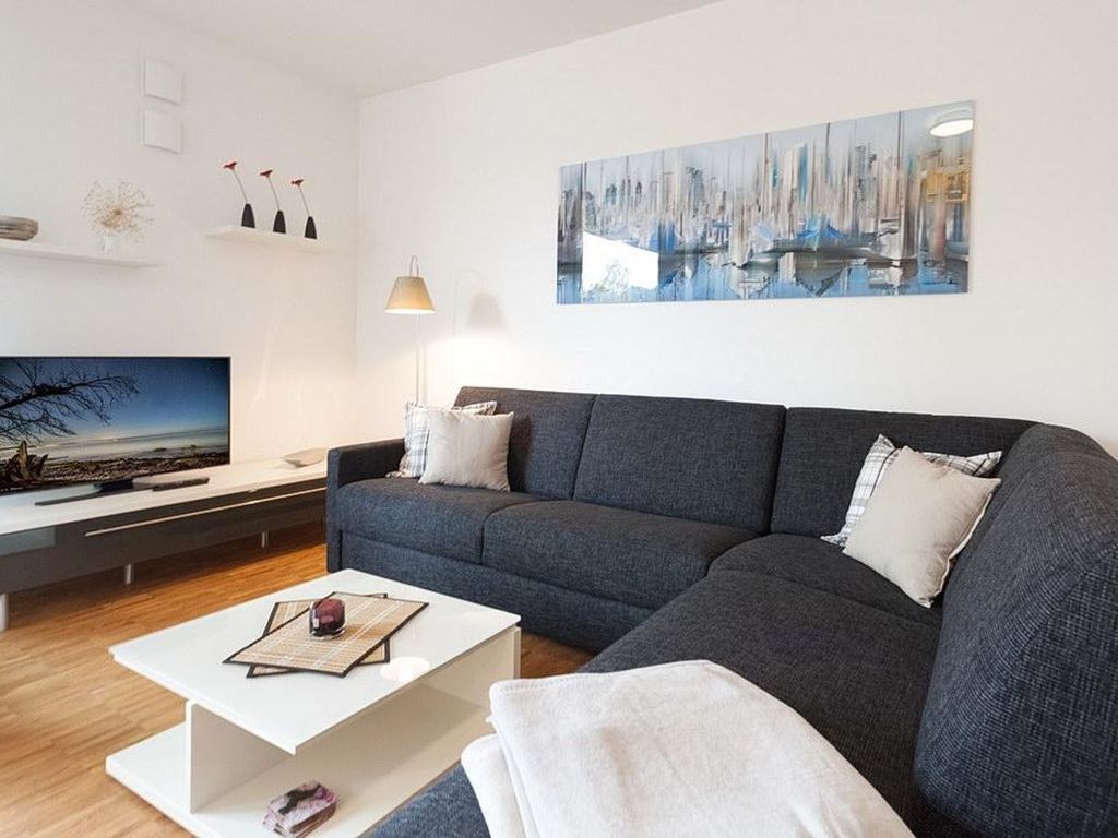Schönes Apartment mit sonnigem Balkon und Fußbodenheizung - nur 150 m zum Strand