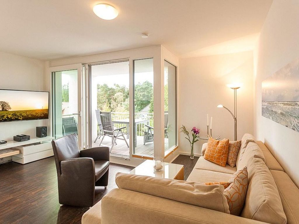 Geschmackvolles, strandnahes Ostseeapartment mit großem Balkon & Whirlbadewanne