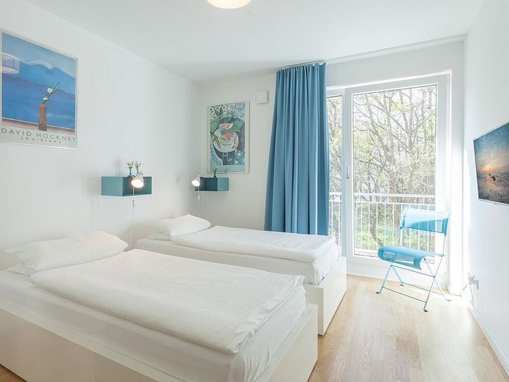 Stilvolles, strandnahes Apartment mit Fußbodenheizung, Whirlbadewanne und Balkon - DünenResort Binz detail 3